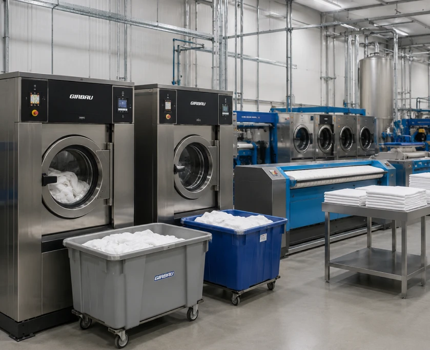 Equipamentos e enxoval em escala industrial